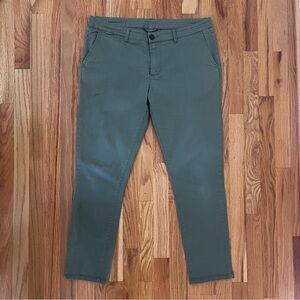 ASOS Men’s Slim Fit Chino Pants – Olive Green – Hemmed Inseam 29”